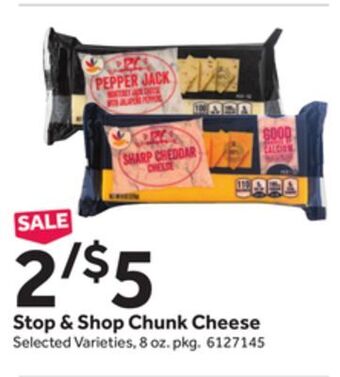 Stop&Shop Stop & shop chunk cheese offer