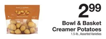 The Fresh Grocer Creamer potatoes offer