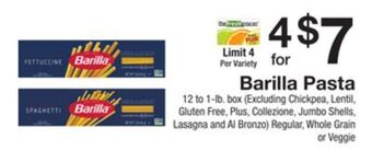 The Fresh Grocer Pasta offer