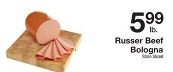 The Fresh Grocer Russer beef bologna offer
