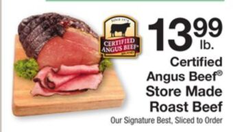 The Fresh Grocer Store made roast beef offer