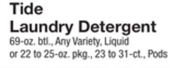 The Fresh Grocer Laundry detergent offer