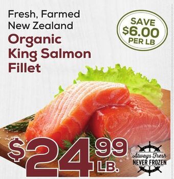 DeCicco & Sons Organic king salmon fillet offer