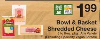 The Fresh Grocer Shredded cheese offer