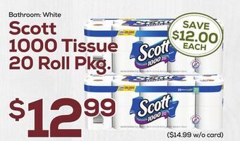 DeCicco & Sons Scott 1000 tissue offer
