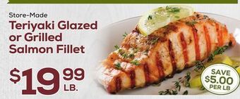 DeCicco &amp; Sons Teriyaki glazed or grilled salmon fillet offer