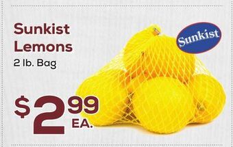 DeCicco & Sons Sunkist lemons offer