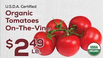 DeCicco & Sons Organic tomatoes on-the-vine offer