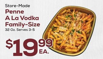 DeCicco & Sons Penne a la vodka family-size offer