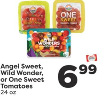 Weis Markets Angel sweet, wild wonder, or one sweet tomatoes offer