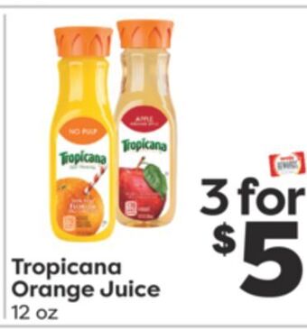 Weis Markets Tropicana orange juice offer