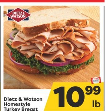 Weis Markets Dietz & watson homestyle turkey breast offer