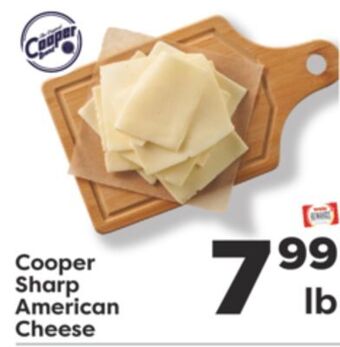 Weis Markets Cooper sharp american cheese offer