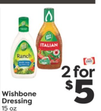 Weis Markets Wishbone dressing offer