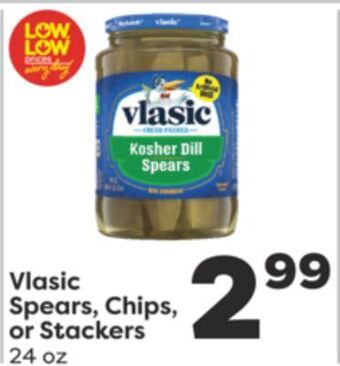Weis Markets Vlasic spears, chips, or stackers offer