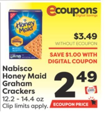 Weis Markets Nabisco honey maid graham crackers offer