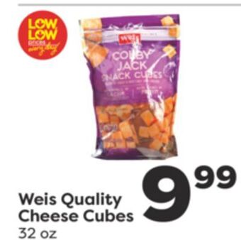 Weis Markets Weis quality cheese cubes offer
