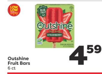 Weis Markets Outshine fruit bars offer