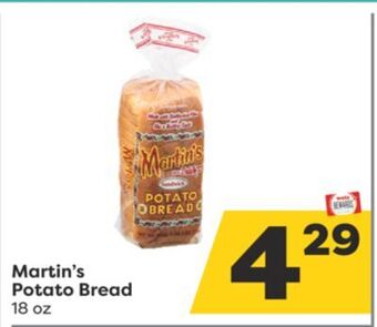 Weis Markets Martin's potato bread offer