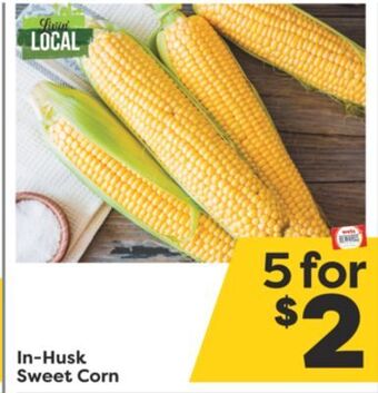 Weis Markets In-husk sweet corn offer