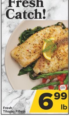 Weis Markets Fresh tilapia fillets offer
