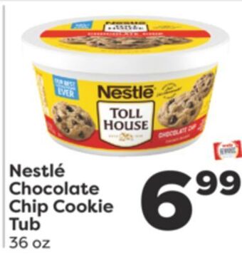 Weis Markets Nestlé chocolate chip cookie tub offer