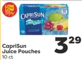 Weis Markets Caprisun juice pouches offer