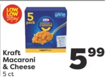 Weis Markets Kraft macaroni & cheese offer