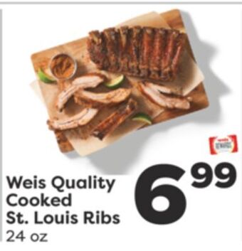 Weis Markets Weis quality cooked st. louis ribs offer