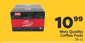 Weis Markets Weis quality coffee pods offer