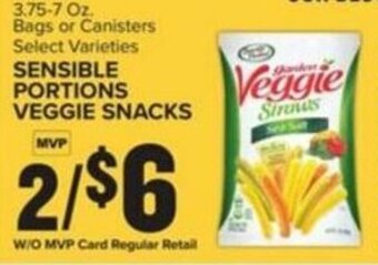 Food Lion SENSIBLE PORTIONS VEGGIE SNACKS offer