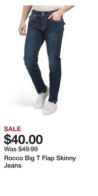TJ Maxx Rocco big t flap skinny jeans offer