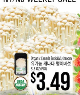 Hmart Organic canada enoki mushroom offer