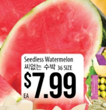 Hmart Seedless watermelon offer