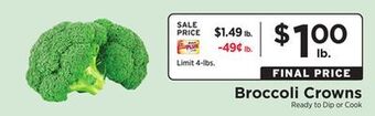 ShopRite Broccoli crowns offer