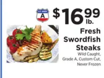 ShopRite Fresh swordfish steaks offer