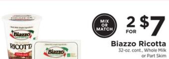 ShopRite Biazzo ricotta offer
