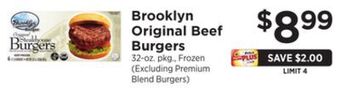 ShopRite Original beef burgers offer