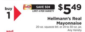 ShopRite Real mayonnaise offer