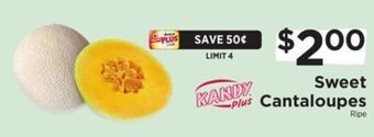 ShopRite Sweet cantaloupes offer