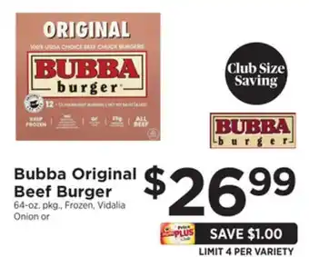 ShopRite Beef burger offer