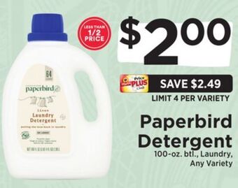 ShopRite Detergent offer