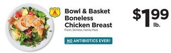 ShopRite Boneless chicken breast offer
