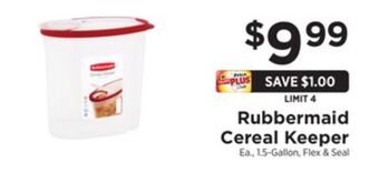 ShopRite Cereal keeper offer