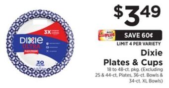 ShopRite Plates & cups offer
