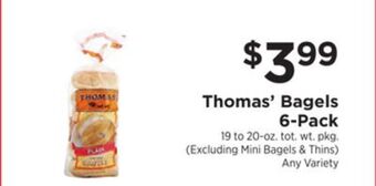 ShopRite Bagels 6-pack offer
