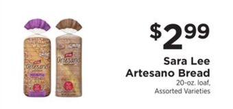 ShopRite Artesano bread offer
