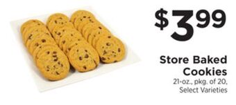 ShopRite Store baked cookies offer