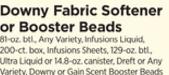 ShopRite Fabric softener or booster beads offer