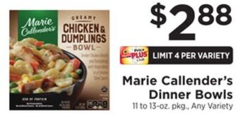 ShopRite Dinner bowls offer